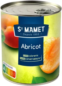 ST MAMET – Abricot au Sirop 820g