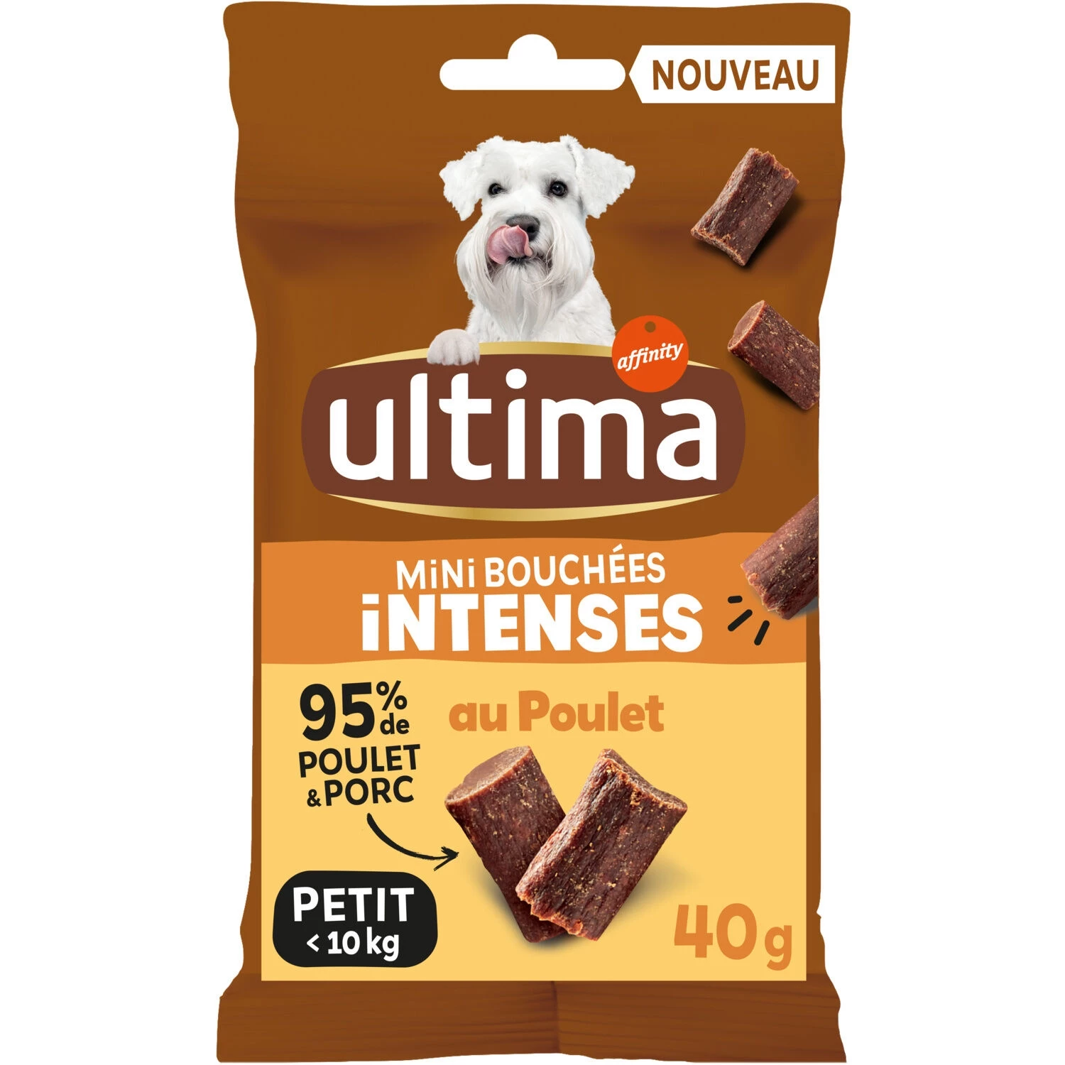 Mini-snack-pour-chien-au-poulet – friandises saines en sachet