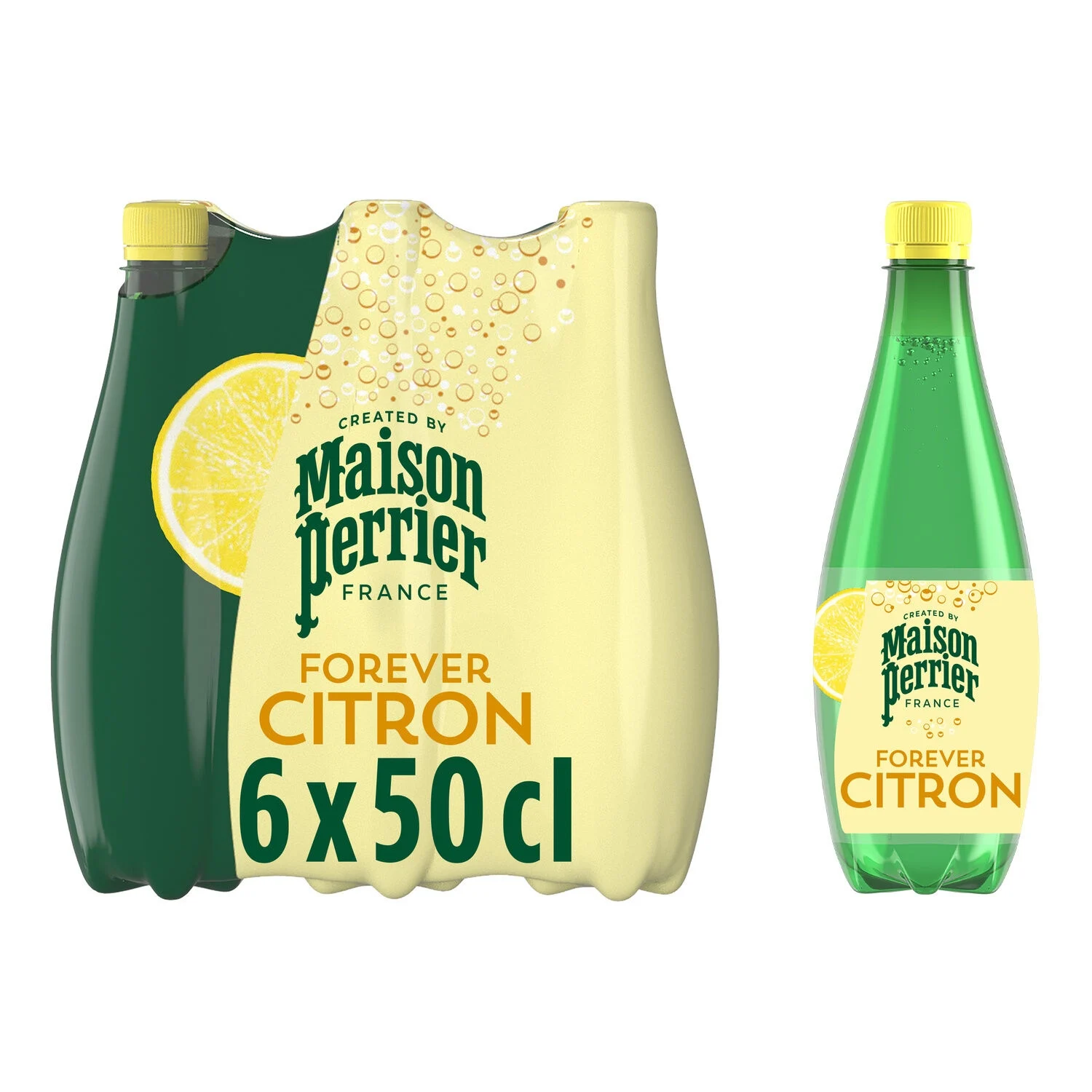 8445291038035.webp Boisson gazeuse aromatisée citron 6x50cl - MAISON PERRIER