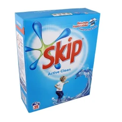 Pack de lessive en poudre SKIP Active Clean 39 lavages