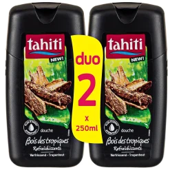 Flacon de 250ml de gel douche Tahiti parfum Bois des Tropiques