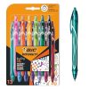 BIC – Stylos Gel Ocity Illusion avec 6 Recharges – Mixed Gel Pens