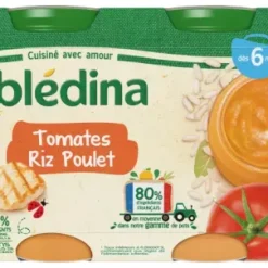 BLEDINA – Small Tomato Jars Rice Chicken 2×200g