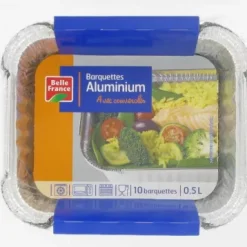 Barquette Aluminium 10×0,5L – BELLE FRANCE