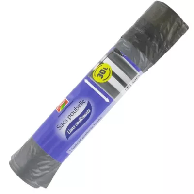 EMBAL’ECO – Sacs Poubelle 30L BELLE FRANCE – Sacs Poubelle Haute Avec Liens 10×30L