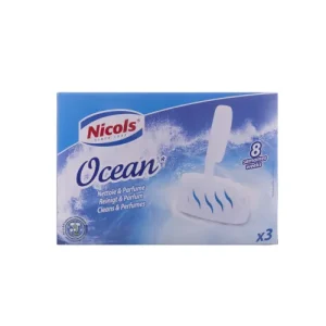 🚽 Nicols WC Block 48g x3 – Parfum Océan