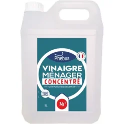 PHEBUS – Vinaigre de Nettoyage 14° – 5L
