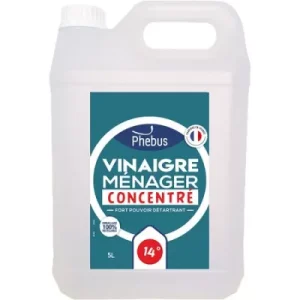 PHEBUS – Vinaigre de Nettoyage 14° – 5L