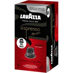 Boîte de 30 capsules Lavazza Maestro Classico compatibles Nespresso