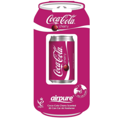 COCA COLA DESODO VOITURE CANETTE CHERRY 3D CLIP