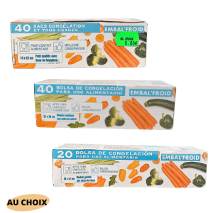 EMBAL FROIDS - Sacs Congélation