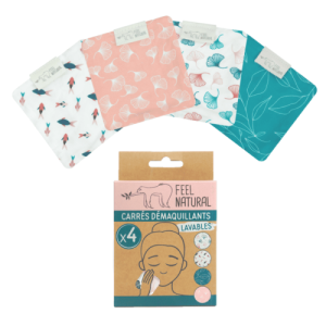 FEEL NATURAL - CARRES DEMAQUILLANTS LAVABLES
