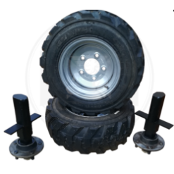 kit 2 roues container maritime