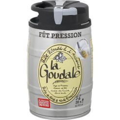Fût de 5 litres de bière blonde à l'ancienne GOUDALE – bière artisanale de caractère