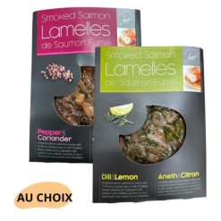 LAMELLES DE SAUMON FUME 100G