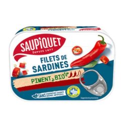SAUPIQUET - ARDINES FILETS PIMENT BIO