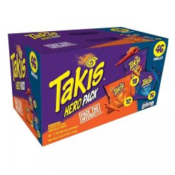 Pack de 46 sachets Takis Hero Variety Pack – assortiment de chips tortilla épicées