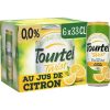Pack de 6 canettes de 33cl de bière sans alcool Tourtel Citron – boisson rafraîchissante aromatisée au citron