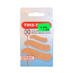 TRIS TRAS – Pansements (30 unités, 3 tailles)