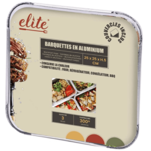 Barquette Aluminium 10×0,5L – BELLE FRANCE